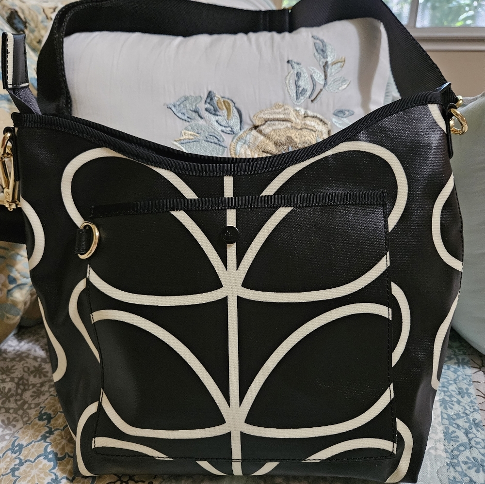 Orla Kiely Coated Cotton Crossbody Bag - Cross Carry
